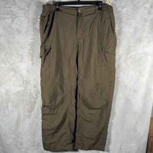 Columbia Mens Zip Off Convertible Cargo Pants Khaki Size 38x30 Outdoor Hiking